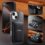 CaseNeo Retro Scharnier Faltbare Brieftasche Magnetische Rückseite Handyhülle, Für iPhone 15, Für iPhone 14, Für iPhone 14 Pro, Für iPhone 14 Pro Max, Für iPhone 13 Pro Max, Für iPhone 13 Pro, Für iPhone 13