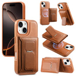 CaseNeo Retro Scharnier Faltbare Brieftasche Magnetische Rückseite Handyhülle, Für iPhone 15, Für iPhone 14, Für iPhone 14 Pro, Für iPhone 14 Pro Max, Für iPhone 13 Pro Max, Für iPhone 13 Pro, Für iPhone 13