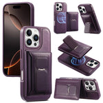 CaseNeo Retro Scharnier Faltbare Brieftasche Magnetische Rückseite Handyhülle, Für iPhone 15, Für iPhone 14, Für iPhone 14 Pro, Für iPhone 14 Pro Max, Für iPhone 13 Pro Max, Für iPhone 13 Pro, Für iPhone 13