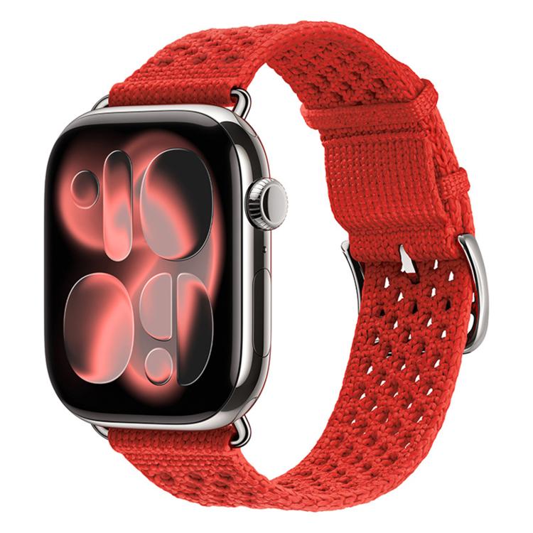 Durchbrochenes Gestricktes Web-Uhrenarmband, Für Apple Watch 46mm / 49mm / 45mm / 44mm, Für Apple Watch 42mm / 41mm / 40mm / 38mm