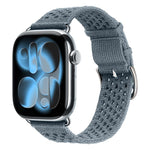 Durchbrochenes Gestricktes Web-Uhrenarmband, Für Apple Watch 46mm / 49mm / 45mm / 44mm, Für Apple Watch 42mm / 41mm / 40mm / 38mm