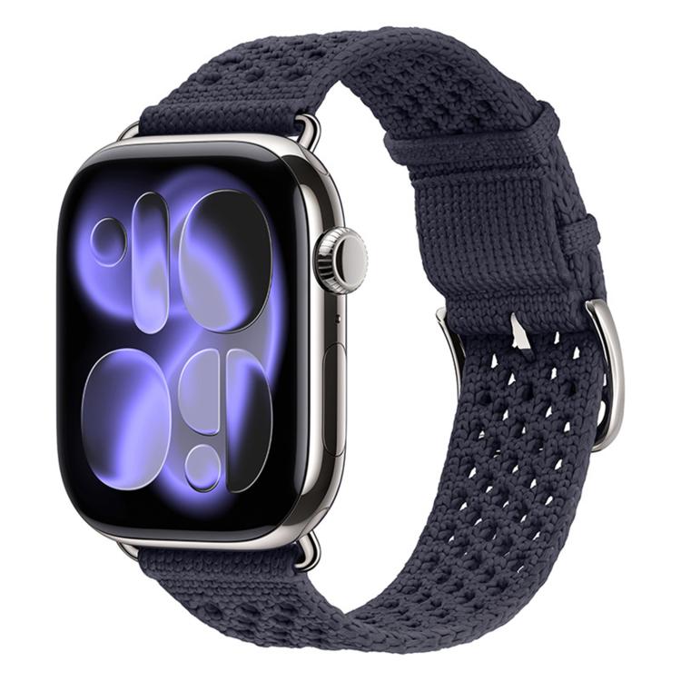 Durchbrochenes Gestricktes Web-Uhrenarmband, Für Apple Watch 46mm / 49mm / 45mm / 44mm, Für Apple Watch 42mm / 41mm / 40mm / 38mm
