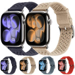 Durchbrochenes Gestricktes Web-Uhrenarmband, Für Apple Watch 46mm / 49mm / 45mm / 44mm, Für Apple Watch 42mm / 41mm / 40mm / 38mm