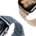 Durchbrochenes Gestricktes Web-Uhrenarmband, Für Apple Watch 46mm / 49mm / 45mm / 44mm, Für Apple Watch 42mm / 41mm / 40mm / 38mm
