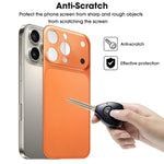 Sofortige Verwandlung in 17 Pro Serie ultra-dünne mattierte PET Rückabdeckung, Für iPhone 16 Pro Max, Für iPhone 15 Pro Max, Für iPhone 14 Pro Max, Für iPhone 13 Pro Max