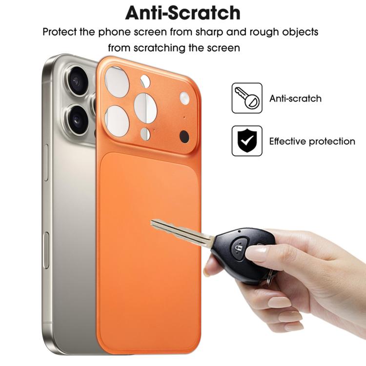 Instantly Transform Into 17 Pro Series Ultra-Thin Frosted PET Back Cover, For iPhone 16 Pro, For iPhone 15 Pro, For iPhone 14 Pro, For iPhone 13 Pro