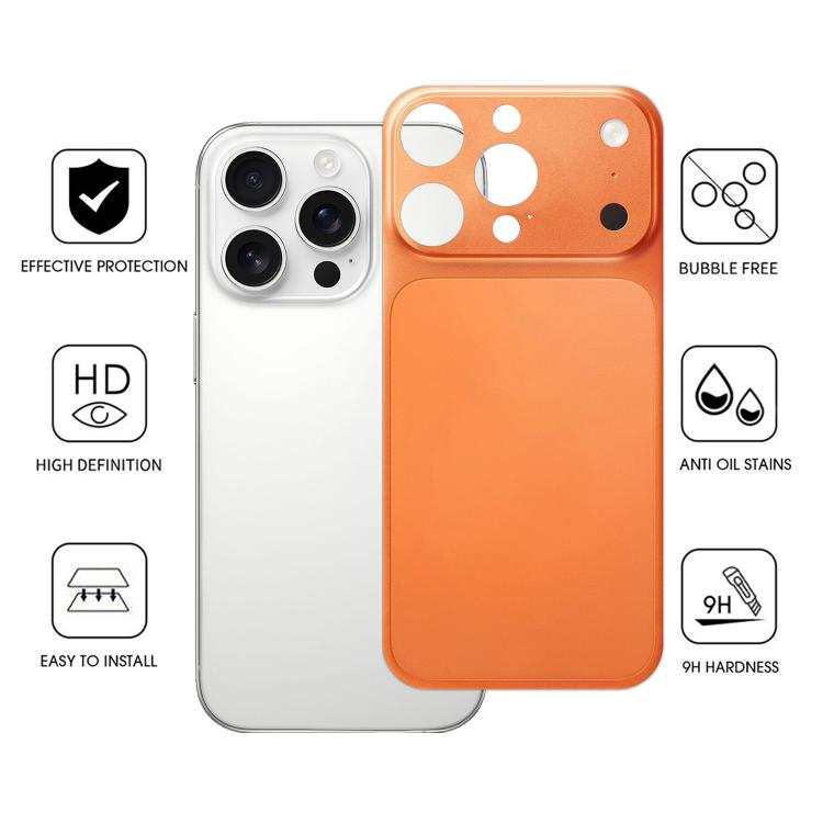 Instantly Transform Into 17 Pro Series Ultra-Thin Frosted PET Back Cover, For iPhone 16 Pro, For iPhone 15 Pro, For iPhone 14 Pro, For iPhone 13 Pro