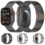 Drei Perlen Magnetverschluss Titanlegierung Uhrenarmband, Für Apple Watch 46mm / 49mm / 45mm / 44mm, Für Apple Watch 42mm / 41mm / 40mm / 38mm