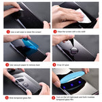 UV-Flüssig-Schutzglas mit vollflächiger Klebeverklebung für Galaxy S8 (1 Stück), Galaxy S8 Plus (1 Stück), Galaxy S9 (1 Stück), Galaxy S9+ (1 Stück), Galaxy Note 8, Galaxy Note 9, Galaxy S10 5G (1 Stück), Huawei P20 Lite, Huawei P30 ...
