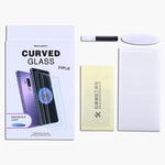 UV-Flüssig-Schutzglas mit vollflächiger Klebeverklebung für Galaxy S8 (1 Stück), Galaxy S8 Plus (1 Stück), Galaxy S9 (1 Stück), Galaxy S9+ (1 Stück), Galaxy Note 8, Galaxy Note 9, Galaxy S10 5G (1 Stück), Huawei P20 Lite, Huawei P30 ...