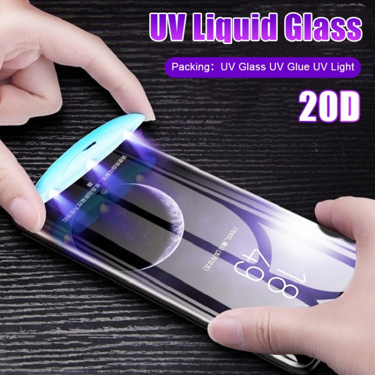 UV-Flüssig-Schutzglas mit vollflächiger Klebeverklebung für Galaxy S8 (1 Stück), Galaxy S8 Plus (1 Stück), Galaxy S9 (1 Stück), Galaxy S9+ (1 Stück), Galaxy Note 8, Galaxy Note 9, Galaxy S10 5G (1 Stück), Huawei P20 Lite, Huawei P30 ...