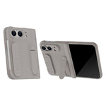 Bazher Shell Film Integrated Holder Shockproof Phone Case, For iPhone Duo
