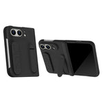 Bazher Shell Film Integrated Holder Shockproof Phone Case, For iPhone Duo