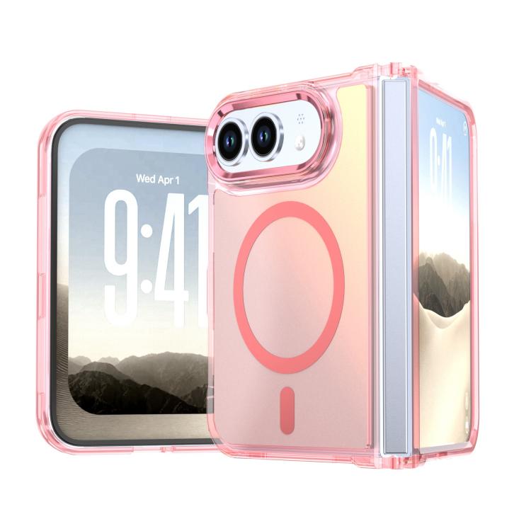 Bright Shadow Magnetic Discolor Phone Case, For iPhone Duo