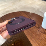 Roujing Foldable Hinge Magnetic Holder Phone Case, For iPhone Duo