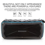 Tragbarer Bluetooth Lautsprecher Super Bass Stereo Kabellose Lautsprecher Unterstützung IP66 Wasserdicht Notladung Freisprechen TF