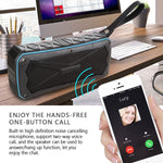 Tragbarer Bluetooth Lautsprecher Super Bass Stereo Kabellose Lautsprecher Unterstützung IP66 Wasserdicht Notladung Freisprechen TF