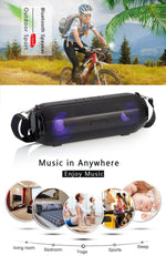 LZ33 LED Tragbarer kabelloser Bluetooth-Stereolautsprecher mit Freisprechfunktion und Musiklautsprecher für Computer mit TF-FM