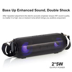 LZ33 LED Tragbarer kabelloser Bluetooth-Stereolautsprecher mit Freisprechfunktion und Musiklautsprecher für Computer mit TF-FM