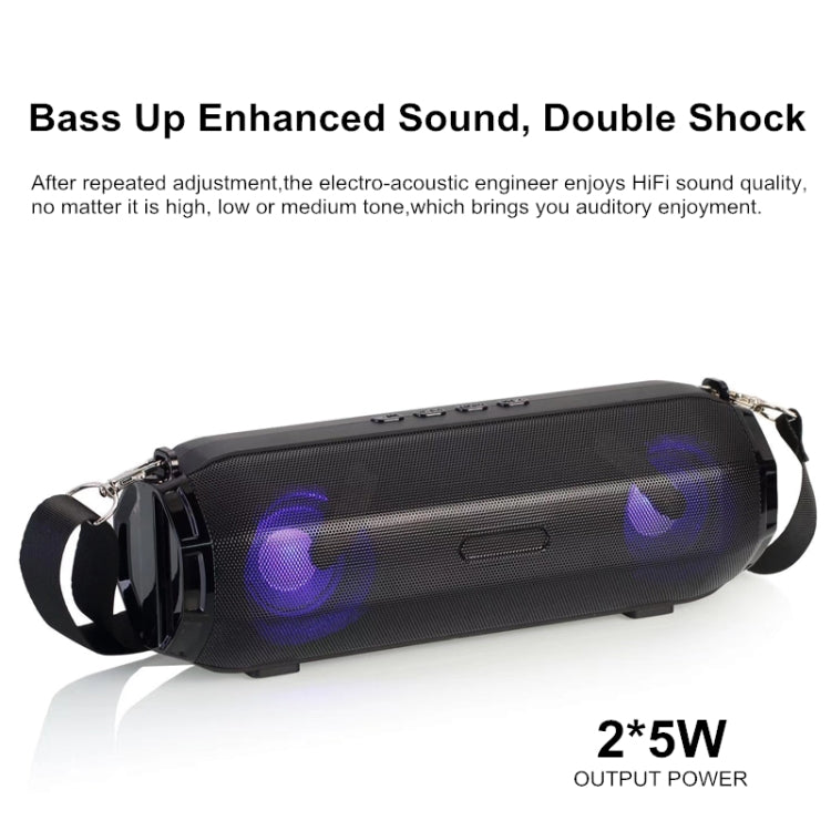 LZ33 LED Tragbarer kabelloser Bluetooth-Stereolautsprecher mit Freisprechfunktion und Musiklautsprecher für Computer mit TF-FM