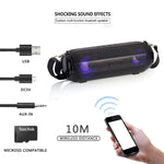 LZ33 LED Tragbarer kabelloser Bluetooth-Stereolautsprecher mit Freisprechfunktion und Musiklautsprecher für Computer mit TF-FM