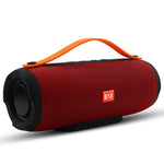 E13 Mini Tragbarer Kabelloser Bluetooth-Lautsprecher Stereo Freisprecheinrichtung Radio Musik Subwoofer Säulenlautsprecher mit TF FM, ROT, BLAU, SCHWARZ