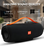 E13 Mini Tragbarer Kabelloser Bluetooth-Lautsprecher Stereo Freisprecheinrichtung Radio Musik Subwoofer Säulenlautsprecher mit TF FM, ROT, BLAU, SCHWARZ