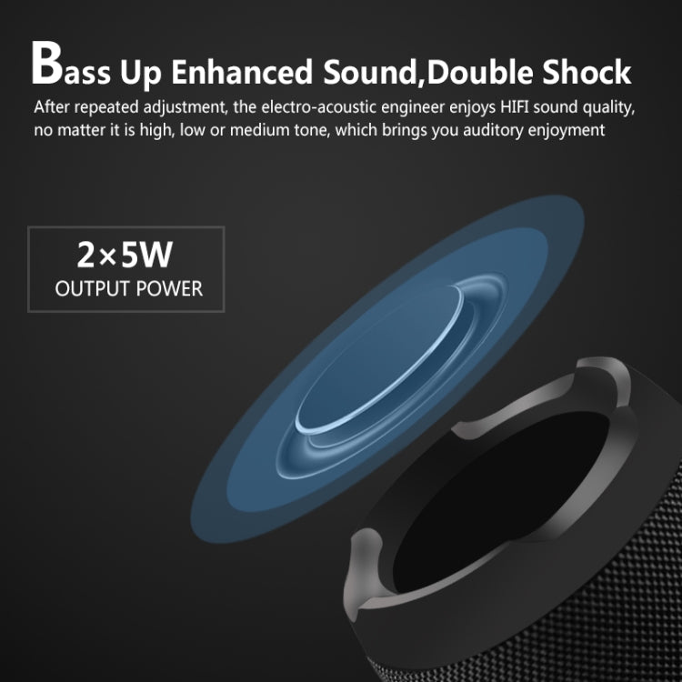 E13 Mini Tragbarer Kabelloser Bluetooth-Lautsprecher Stereo Freisprecheinrichtung Radio Musik Subwoofer Säulenlautsprecher mit TF FM, ROT, BLAU, SCHWARZ