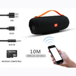E13 Mini Tragbarer Kabelloser Bluetooth-Lautsprecher Stereo Freisprecheinrichtung Radio Musik Subwoofer Säulenlautsprecher mit TF FM, ROT, BLAU, SCHWARZ