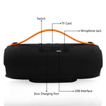 E13 Mini Tragbarer Kabelloser Bluetooth-Lautsprecher Stereo Freisprecheinrichtung Radio Musik Subwoofer Säulenlautsprecher mit TF FM, ROT, BLAU, SCHWARZ