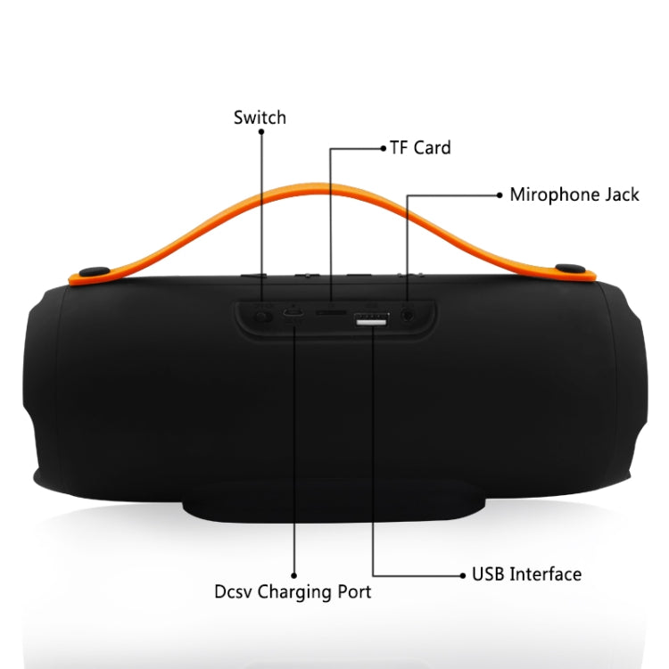 E13 Mini Tragbarer Kabelloser Bluetooth-Lautsprecher Stereo Freisprecheinrichtung Radio Musik Subwoofer Säulenlautsprecher mit TF FM, ROT, BLAU, SCHWARZ
