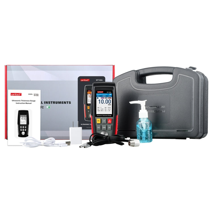 WT100A Digitales Ultraschall-Dickenmessgerät Tester USB-Ladung Digitales Dicken-Metallmessgerät Hochpräzise, WT100A