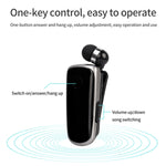 K39 Kabelloses Bluetooth Headset CSR DSP Chip In-Ear Vibrationsalarm Clip zum Tragen Freisprech-Ohrhörer, SCHWARZ, WEISS, BLAU, ROSA ROT