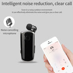 K39 Kabelloses Bluetooth Headset CSR DSP Chip In-Ear Vibrationsalarm Clip zum Tragen Freisprech-Ohrhörer, SCHWARZ, WEISS, BLAU, ROSA ROT