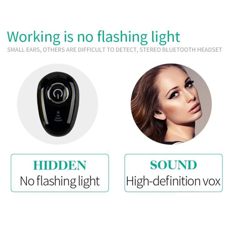 S650 Zweite Generation Ladestation Mini Bluetooth Ohrhörer Kabellose Ohrstöpsel Business Unsichtbare Freisprech-In-Ear-Kopfhörer mit Mikrofon