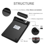 18-Tasten-Mini-USB-Ziffernblock, kabellos, schwarz, 2,4 GHz