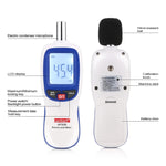 WT85B Schallpegelmesser Digitales Dezibel-Messgerät Digitales Lärm-Messgerät Umweltlärmtester, WT85B Weiß, WT85B Schwarz