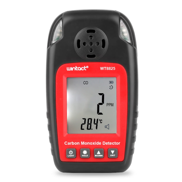 WINTACT WT8825 Kohlenmonoxid-Detektor Unabhängiger CO-Gassensor Warnung Hochsensibler Vergiftungsalarm-Detektor, WT8825