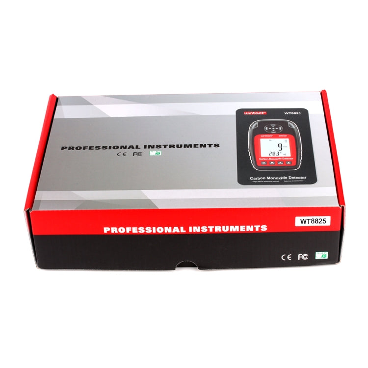 WINTACT WT8825 Kohlenmonoxid-Detektor Unabhängiger CO-Gassensor Warnung Hochsensibler Vergiftungsalarm-Detektor, WT8825