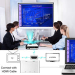 USB-C zu HDMI VGA USB Hub Adapter 5 in 1 USB 3.1 Konverter für Laptop für MacBook, ChromeBook Pixel, Huawei MateBook, HDMI+VGA+3xUSB3.0 zu Typ-C