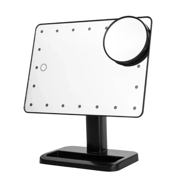 Tragbarer LED-Touch-Spiegel mit Lampe und Tischleuchte