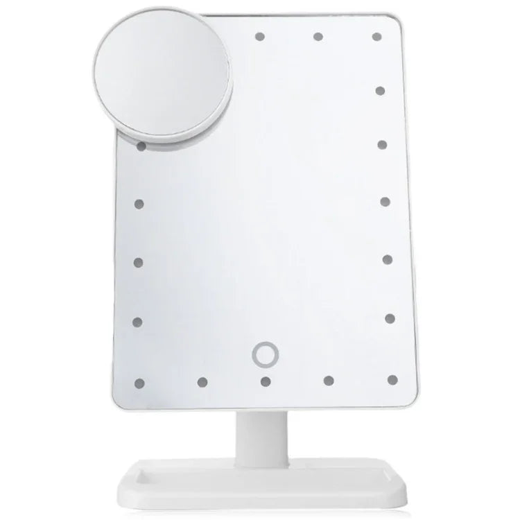 Tragbarer LED-Touch-Spiegel mit Lampe und Tischleuchte
