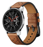 Passend für Samsung Galaxy Watch Active 22mm Leder-Ösen-Sportarmband