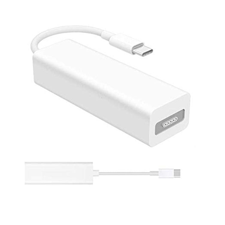 USB-C zu Magnetischer Mag-Safe Adapter, Mag-Safe zu Typ C Ladeadapter kompatibel mit MacBook Pro/Air, Nintendo Switch, Telefon und anderen USB-C Geräten, kompatibel