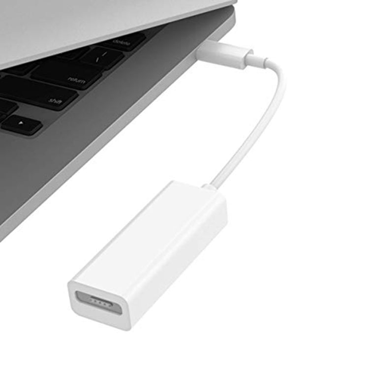 USB-C zu Magnetischer Mag-Safe Adapter, Mag-Safe zu Typ C Ladeadapter kompatibel mit MacBook Pro/Air, Nintendo Switch, Telefon und anderen USB-C Geräten, kompatibel