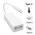 USB-C zu Magnetischer Mag-Safe Adapter, Mag-Safe zu Typ C Ladeadapter kompatibel mit MacBook Pro/Air, Nintendo Switch, Telefon und anderen USB-C Geräten, kompatibel