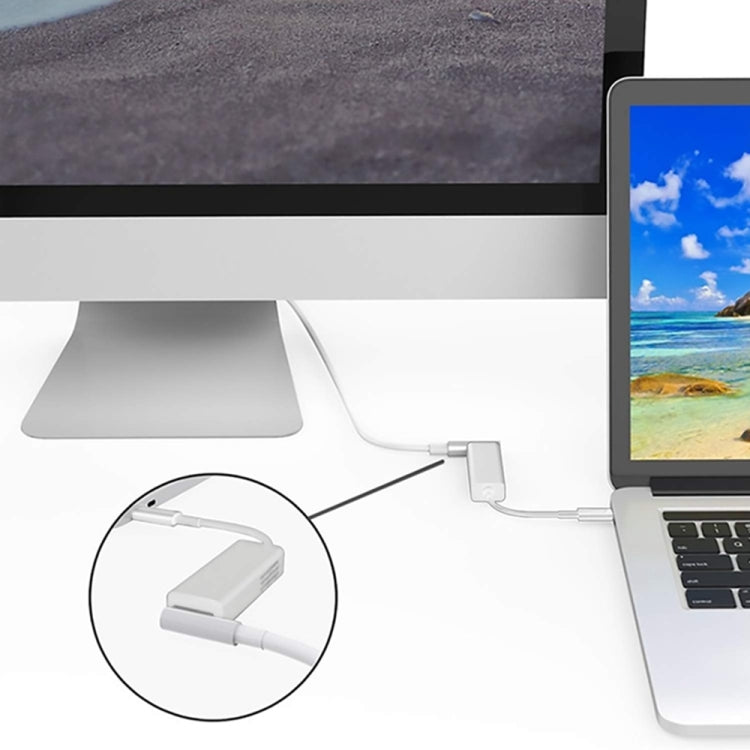 USB-C zu Magnetischer Mag-Safe Adapter, Mag-Safe zu Typ C Ladeadapter kompatibel mit MacBook Pro/Air, Nintendo Switch, Telefon und anderen USB-C Geräten, kompatibel