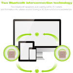 EWA A105 High Fidelity Bluetooth Lautsprecher, kleine Größe, hohe Leistung Bass, TWS Bluetooth Technologie, TF-Kartenunterstützung