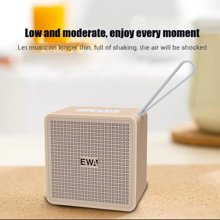 EWA A105 High Fidelity Bluetooth Lautsprecher, kleine Größe, hohe Leistung Bass, TWS Bluetooth Technologie, TF-Kartenunterstützung