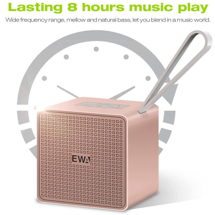 EWA A105 High Fidelity Bluetooth Lautsprecher, kleine Größe, hohe Leistung Bass, TWS Bluetooth Technologie, TF-Kartenunterstützung